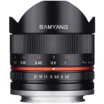 Samyang 8mm fisheye F2.8 Fuji  (Black) [F1220310101]