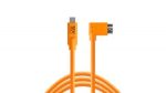 TetherPro USB-C to 3.0 Micro-B Right Angle 4,6m [CUC33R15-ORG]