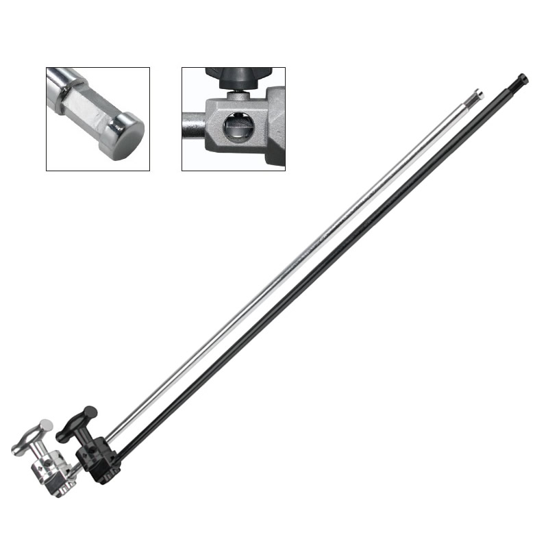 KCP-241-b Kupo KCP-241 – Σετ Boom arm 1m με Grip Head (silver) - Image 1