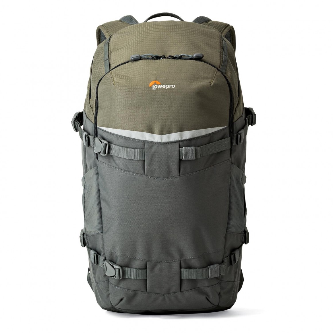 flipsidetrekbp_450aw_front_sq Lowepro Flipside Trek BP 450 AW (Grey/Green) - Image 1