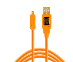 TetherPro USB 2.0 Mini-B 8-Pin Cable(Orange 4.6m)(CU8015-ORG)