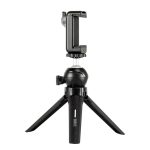 SIRUI 3T-05PH mini tripod with mobile phone clamp and remote control in black
