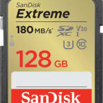 SanDisk Extreme SDXC 128gb UHS-I U3 180MB/s 4K ULTRA HD V30 [SDSDXVA-128G-GNCIN]