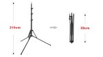 E-IMAGE LS02 – Compact Ανθεκτικό Light Stand [EI-LS02] - Image 2