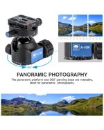 Sirui A-10R Profi ball head aluminium black - Image 7