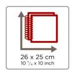 Άλμπουμ Walther 'Malin Rainbow' Spiral - 25x25cm , 40 σελίδες - Image 3