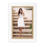 Κορνίζα Zep Ayas - 15x21 , καφέ/άσπρη