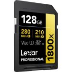 Lexar 128GB Professional 1800x UHS-II SDXC Κάρτα Μνήμης (Gold Έκδοση) - Image 2