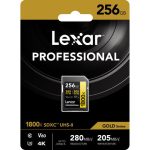 Lexar 256GB Professional 1800x UHS-II SDXC  SD Card Gold series - Image 5