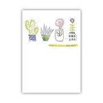 Ευχετήρια κάρτα Paper Rose - Birthday Flower Pots