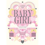 Ευχετήρια κάρτα Paper Rose - Baby girl