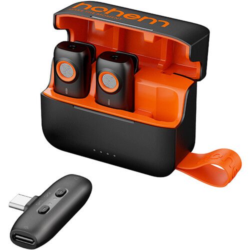 Hohem Microphone MIC-01 Type-C - (2TX+ 1RX)  ( Black)