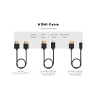 Hollyland F2FULL – Καλώδιο 40cm Full HDMI to Full HDMI (Version 2.0) - Image 3