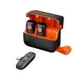 Hohem Microphone MIC-01 Lightning - (2TX+ 1RX)  ( Black)