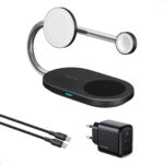 Voltme MagPak 3-IN-1 Series Qi2 + MFI (black) – Βάση ασύρματης φόρτισης