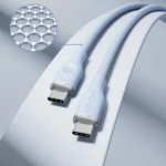 Voltme Powerlink Moss Series CTC 3A/60W 1,0m (blue) – USB-C Cable - Image 3