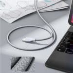 Voltme Powerlink Rugg Series CTC 3A/60W 1,0m (grey) – USB-C Cable - Image 3