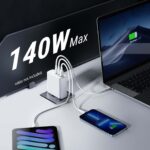 Voltme Revo 140 PD3.1 CCA 140W EU (white) – Charger USB-C GaN 3.0 - Image 5