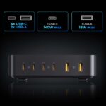 Voltme Revo 240 PD3.1 4C2A 240W EU (black)- Charger USB-C GaN 3.0 - Image 3