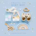 Ευχετήρια κάρτα Paper Rose - Beautiful Baby Boy