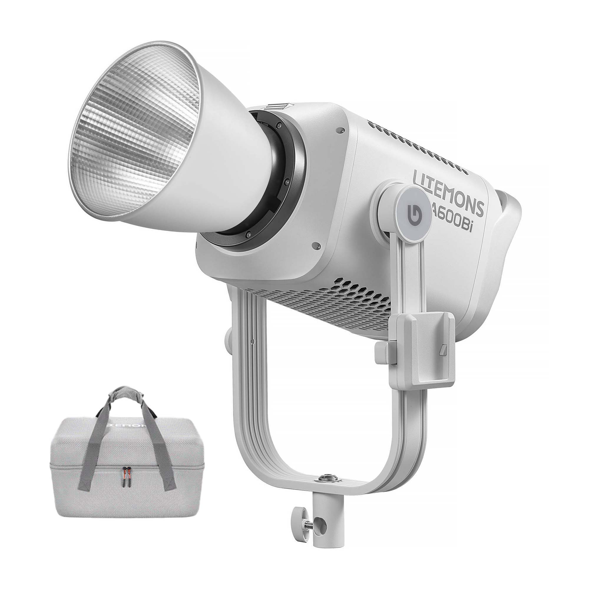 Godox Litemons LA600Bi K1 – 600W COB LED Light Bi-Color - Repellas01 Godox Litemons LA600Bi K1 – 600W COB LED Light Bi-Color (2800-6500K) Bowens Mount + Transfer Case - Image 1