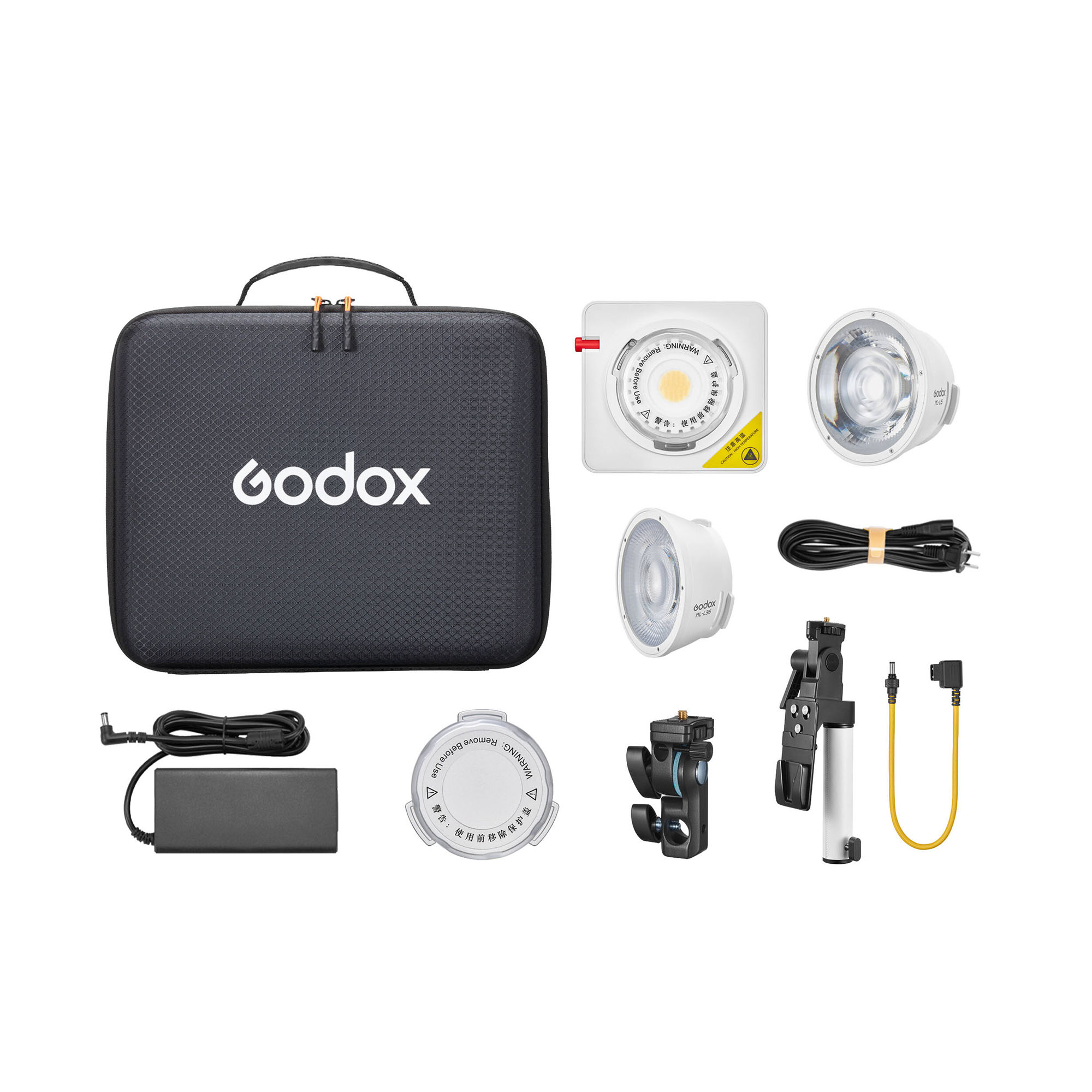 Godox ML100R K1 – RGB LED Light 100W - Repellas01 Godox ML100R K1 – Portable RGB LED Light 100W (1800-10000K) – Kit 1 - Image 1