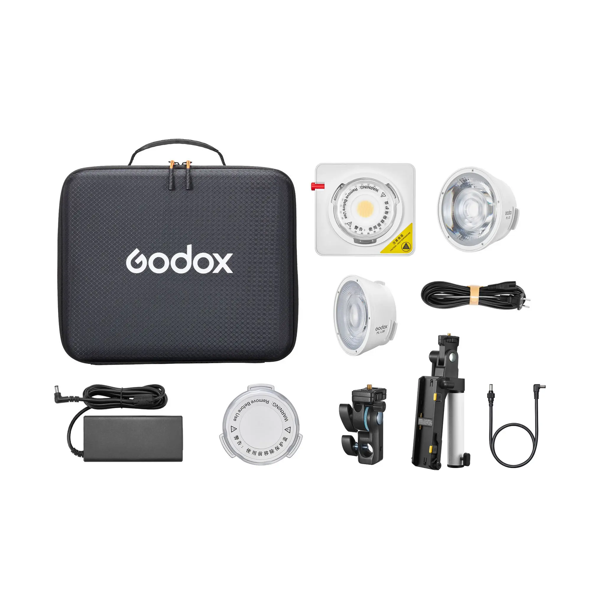 Godox ML100R K2 – RGB LED Light 100W - Repellas01 Godox ML100R K3 – Portable RGB LED Light 100W (1800-10000K) – Kit 3 - Image 1