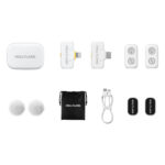 Hollyland LARK A1 Combo (Ivory White) – Wireless Microphone (2TX + 1RX) - Image 3