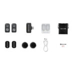 Hollyland LARK A1 Duo USB-C (Space Grey) – Wireless Microphone (2TX + 1RX) - Image 3