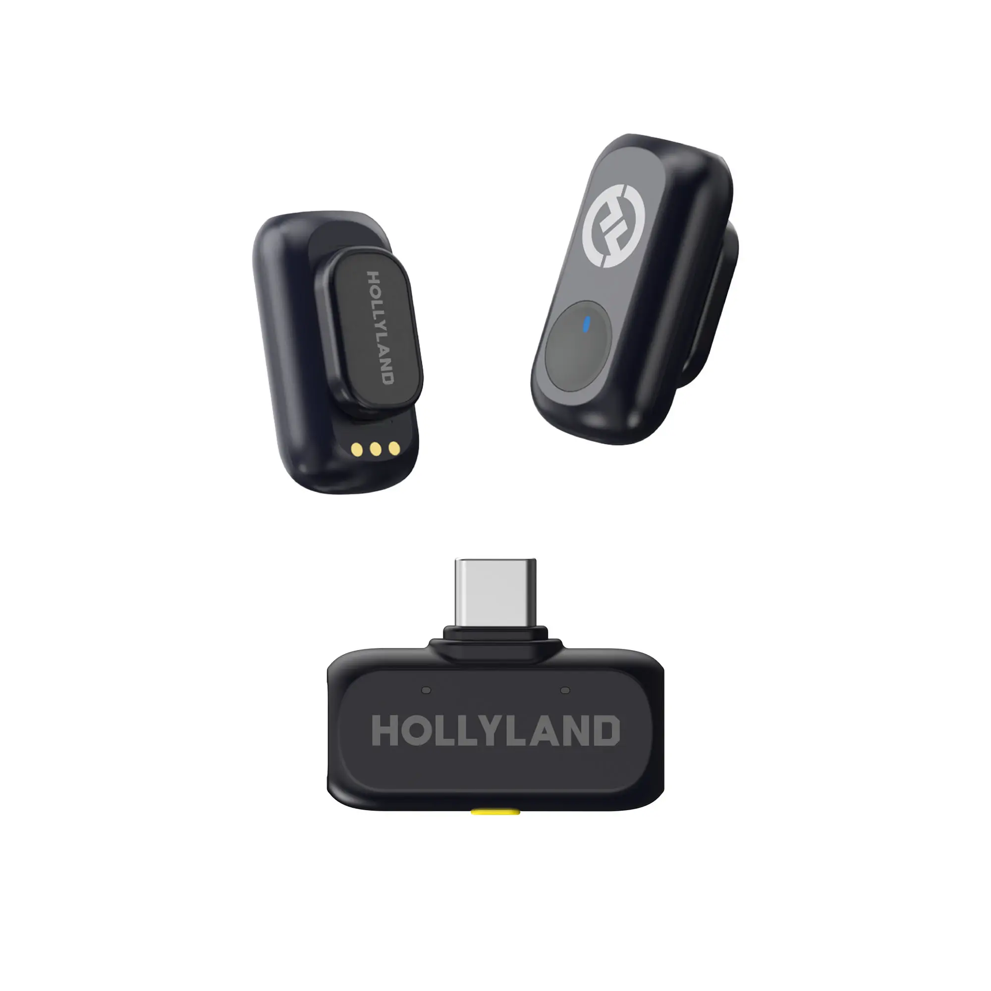 Hollyland LARK MAX 2 Combo (Space Grey) – Ασύρματο μικρόφωνο (2TX + 1RX) - Image 5