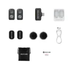 Hollyland LARK A1 Mini Duo USB-C (Space Grey) – Wireless Microphone (2TX + 1RX) - Image 3