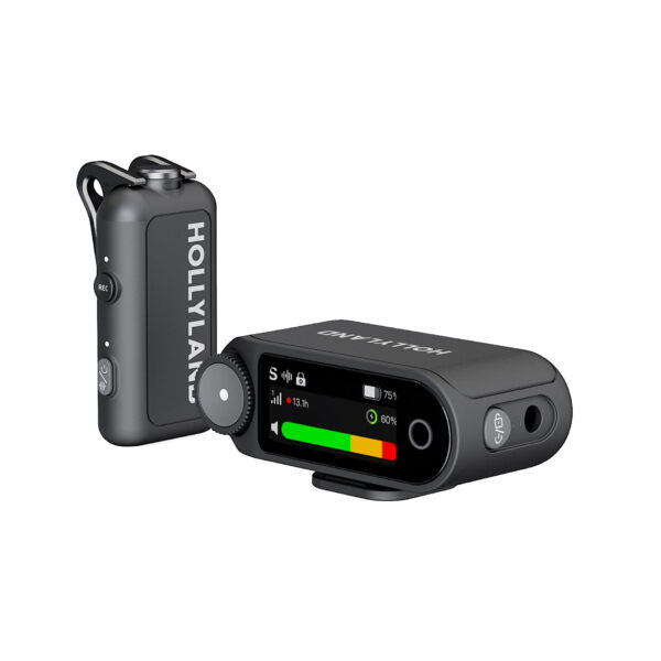 Hollyland LARK MAX 2 Solo (Space Grey) – Wireless Microphone (1TX + 1RX)