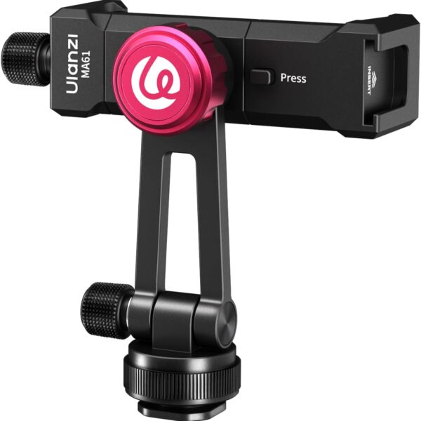 Ulanzi-MA61-quick-clip-phone-clamp-with-cold-shoe-mount
