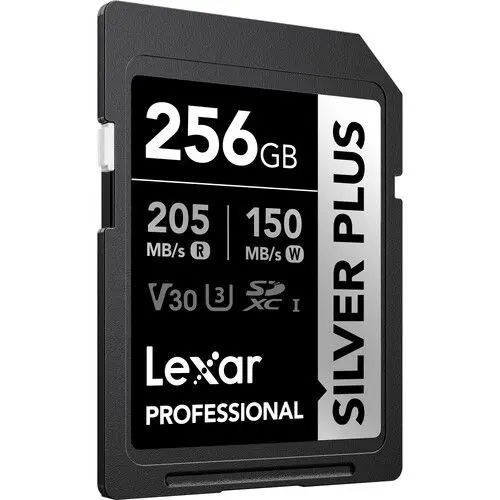 Lexar 256GB Silver Plus UHS-I SDXC Professional Memory Card - Image 3