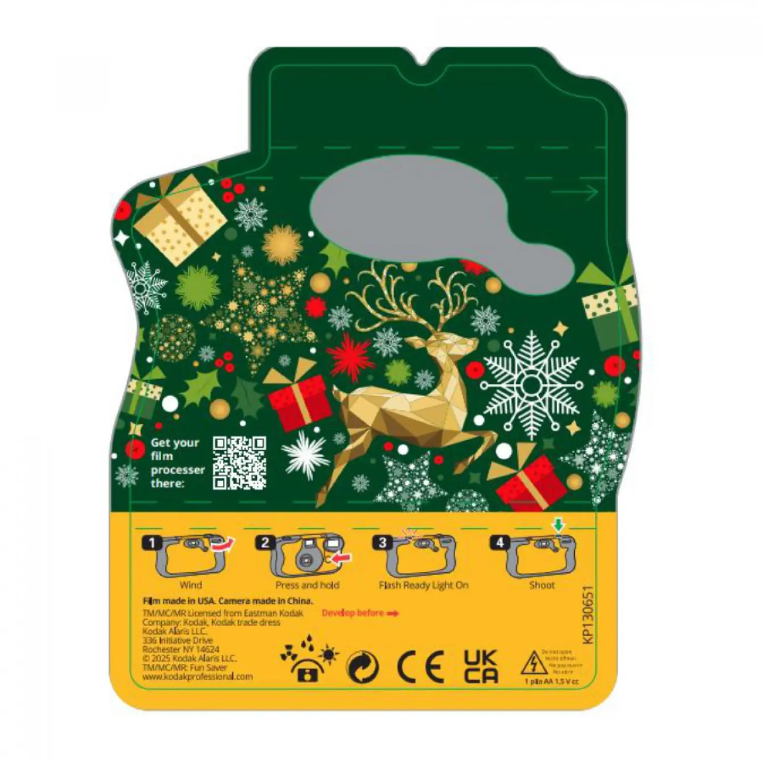 Kodak Fun Saver Camera 39 Photos – Christmas Edition