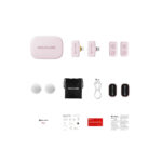 Hollyland LARK A1 Combo (Cloud Pink) – Wireless Microphone (2TX + 1RX) - Image 6