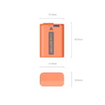 SmallRig 4965 Battery for Sony NP-FW50 with USB-C (Orange) - Image 5