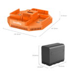 SmallRig 4834 – Quadruple Charger with 4x Sony NP-F970 Batteries - Image 3