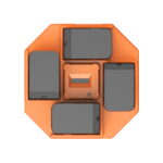 SmallRig 4834 – Quadruple Charger with 4x Sony NP-F970 Batteries - Image 4