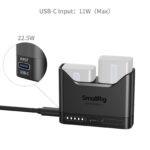 SmallRig 5493 – Double Charger for Sony NP-FW50 - Image 4