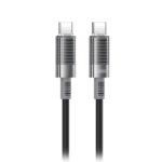 XO-NB-Q282B-Brushed-Silicone-Type-C-to-Type-C-Cable-1m-–-Black