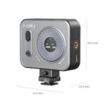 SmallRig 4660 – Vibe P96 Pro mini Bi-Color LED Video Light (Black) - Image 7