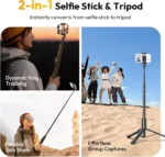 Ulanzi SK27 Extendable Phone Tripod With Clamp - Image 4