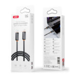 XO NB-Q302B Type-C to Type-C Cable 60W (Black) - Image 5