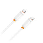 XO NB-Q302B Type-C to Type-C Cable 60W (White) - Image 3