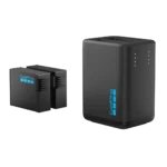 GoPro Dual Battery Charger + 2 Enduro Batteries | Hero 13 Black