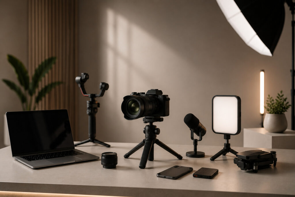 content creator setup