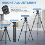 Ulanzi MT-81 Video Tripod - Image 4